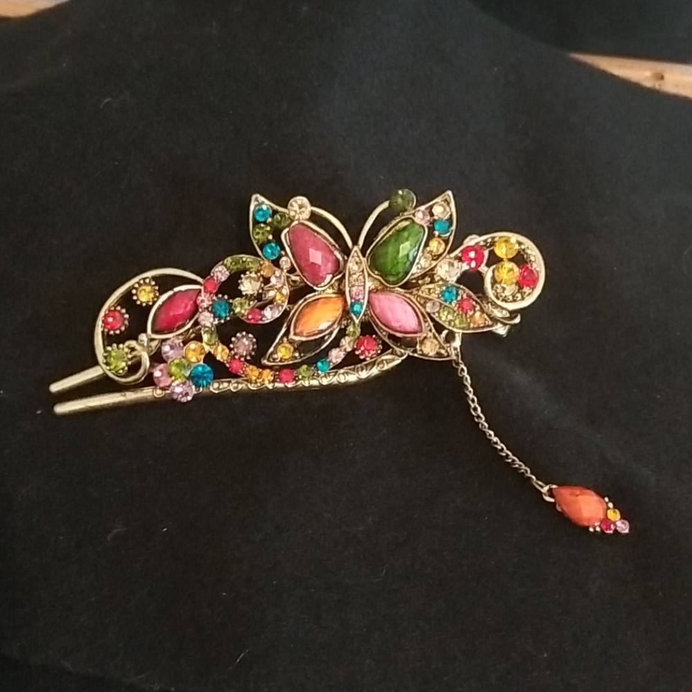 Rhinestone  barrette